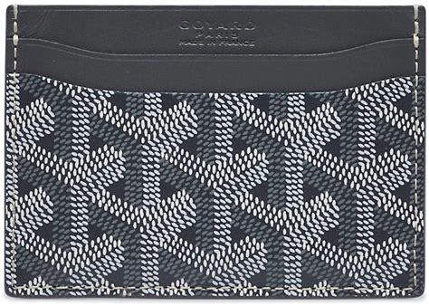 goyard card holder stockx|Goyard Card Holder Goyardine Grey in Coated Canvas .